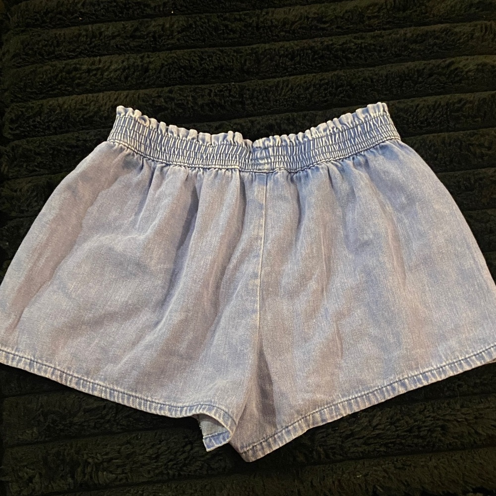 Light Blue Denim Women's Shorts